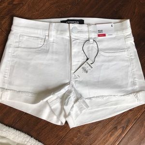 Express Midrise Stretch Shortie Shorts